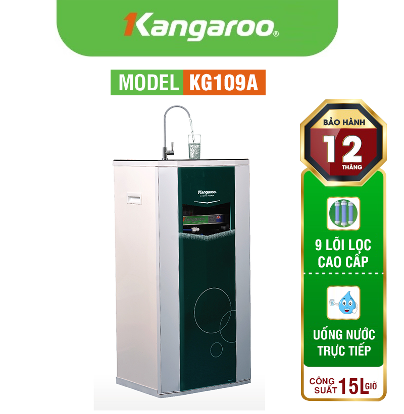 Máy lọc nước Kangaroo 9 lõi vỏ tủ VTU KG109A (dòng A - hút sâu) - Kangaroo  Shop